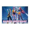 K-POP Witch Squad Birthday Party Decor Kit Themed Banner Balloons And Signsfor Music Dance