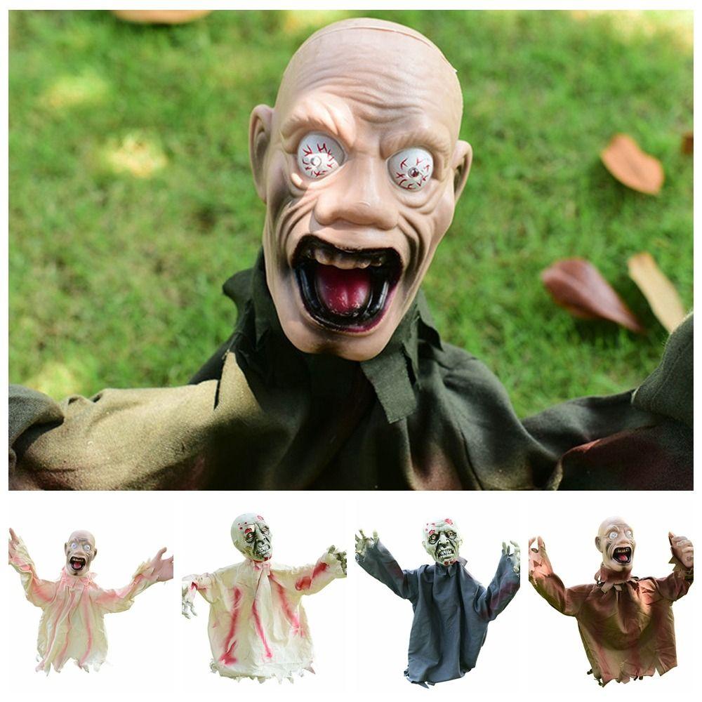 

Мульти стиль Хэллоуин ужас украшения тела качели призрак мода двор знаки сад