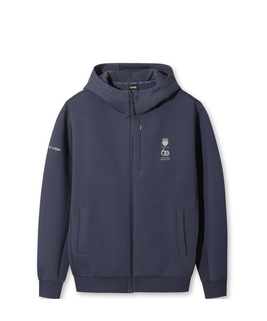 K-Swiss Men'S Cube Hooded Zip-Up Jacket_1Ksthsv002Dy