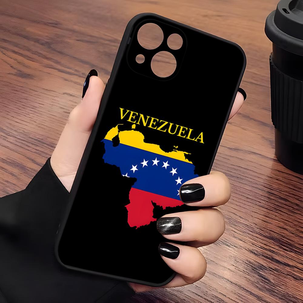 Flag Of Venezuela Phone Case Matte Transparent For Iphone 16 15 Max 14 13 Mini 12 Pro 7 8 11 XR Xs X Plus Back Cover