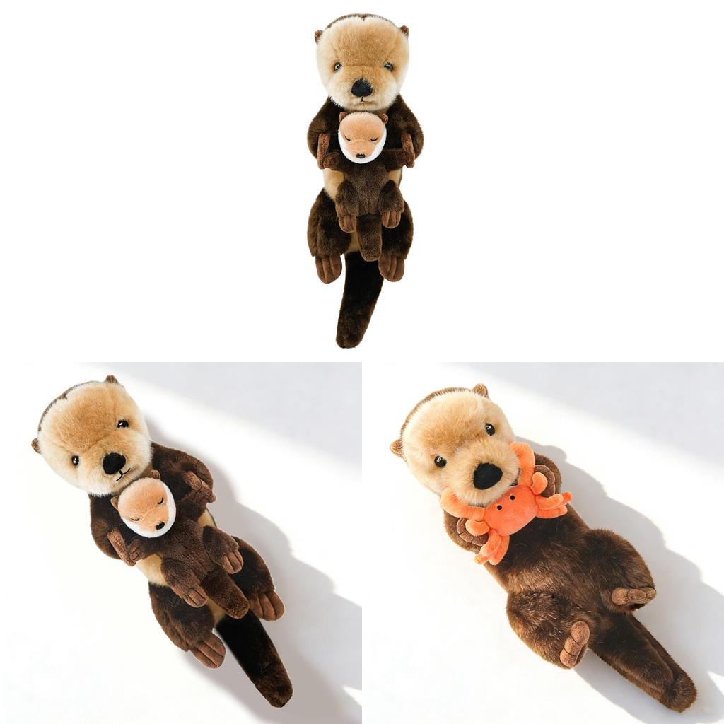 Cartoon Otter Plush Toy With Soft Cotton Filling For Kids And Collectors