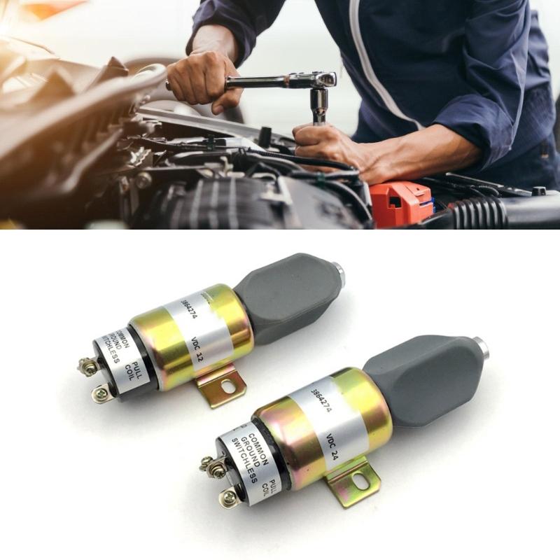Stop Valves Engine Shutdown Solenoid for Heavy Equipment Offer Reliable Engine Protection and Easy Installation 3864274