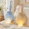 Simple Shell Shape Night Light 3 Color USB Charging Hanging Lamp Cute Creative Bedside Lamp Home Decoration