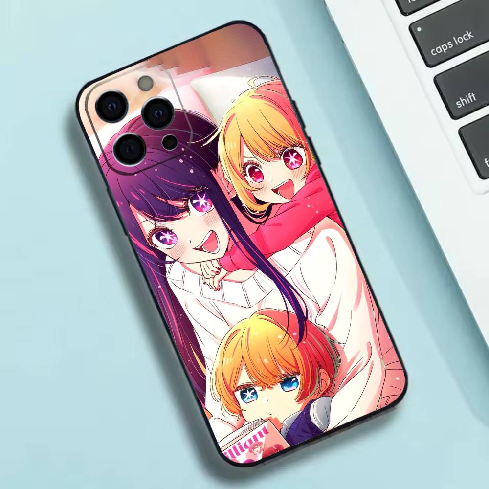 

Чехол для телефона аниме O-Oshi no ko Силиконовый Мягкий Для IPhone 17 16 15 14 13 12 11 X XR Plus Pro Max Plus iPhone14Plus