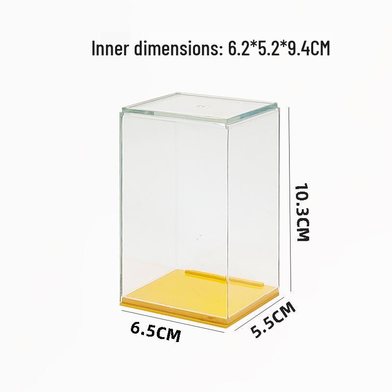 Transparent Dustproof Display Box for LEGO Figures and POP MART Dolls