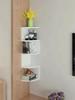Corner Shelf - 5/2-Tier Corner Floating ShelvesWall Easy Assemble Wall Corner Shelves Bedrooms Living Room Decorations Bookcase