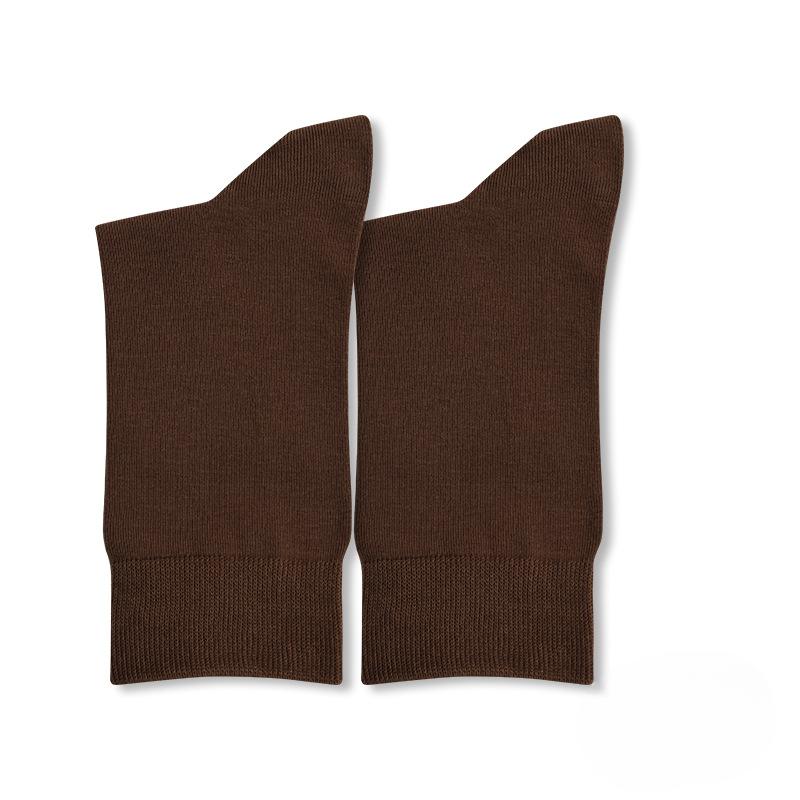 Cotton Socks Men's Antibacterial Cotton Four Seasons Mid-calf Cotton Socks Sweat Absorbent Breathable Black Spring and Summer Business Long Long Socks