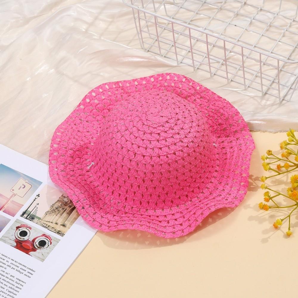 Hollow Out Baby Hats Large Brim Bucket Hat Cute Beach Hats Summer
