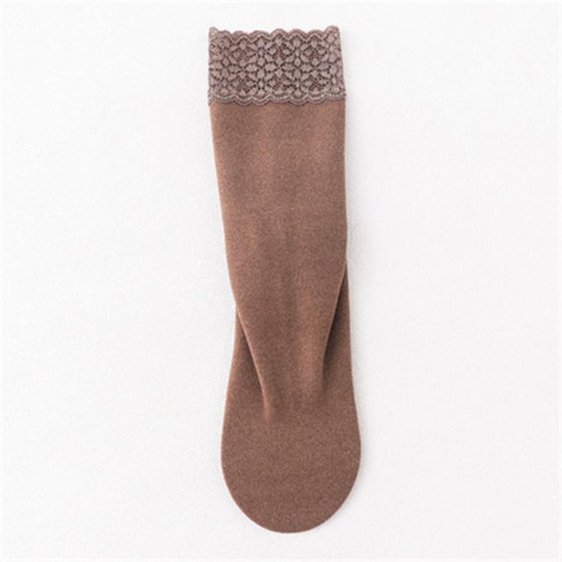 5 Pairs of Women Lace Mid Tube Socks for Spring Autumn Warm Simple Comfortable Casual Breathable Cold Resistance Versatile Socks