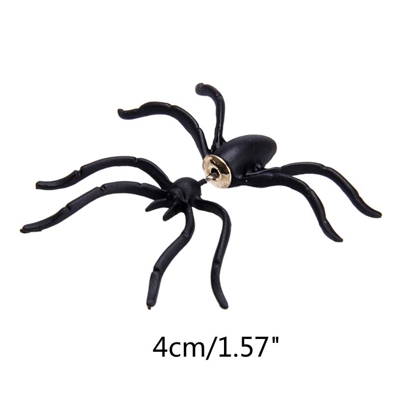 Spider Earrings Studs Halloween Earrings  Girls Punk Earrings Hypoallergenic Alloy  Earrings Party Jewelry