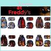 Five Nights At Freddy's Children's Backpack Set Durable Polyester Fabric Spacious 20-35l Capacity