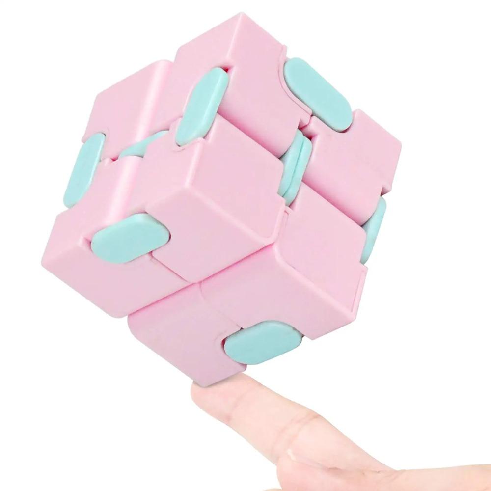 Infinity Cube Fidget Senzorická hračka Mini Puzzle Kocka Hračka Úleva od Stresu Úzkosti Magická Puzzle Překlápěcí Hračka pro Děti s ADHD, Autistické Děti, Dospělé
