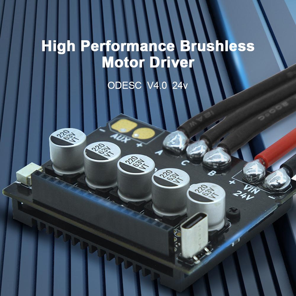 ODESC V4.0 Driver Board 8-24V 4 Layers Type-C Interface Brushless Motor Driver Module With Heat