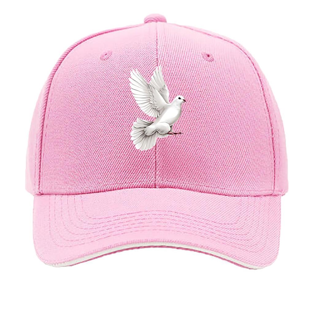 White Flying Dove Resin Home Decor Statue Hip Hop Hat Fashion Outdoor Sports Sandwich Baseball Cap