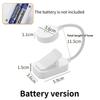 Mini USB Rechargeable Clip‑on LED Reading Light, 3 Modes Adjustable Portable Book Lamp for Bedroom & Travel