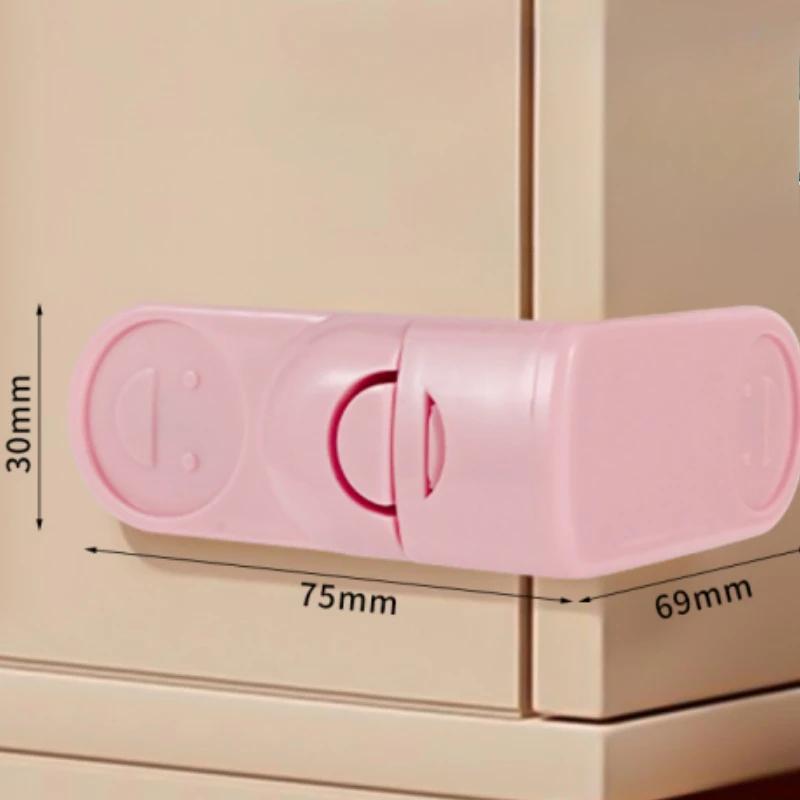 

Дитячий захисний замок для шухляд. Дитячі замки для шухляд для шаф із защитою рук. рожевий