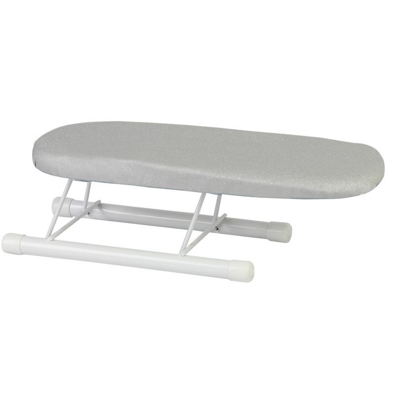 Compact Foldable Sleeve and Collar Ironing Board with Storage