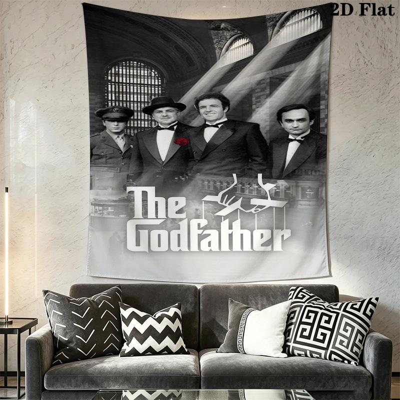 Godfather Movie Poster Tapestry Background Cloth Fashion Print Soft Background Wall Hanging Cloth Homestay Soft Decoration Tapestry