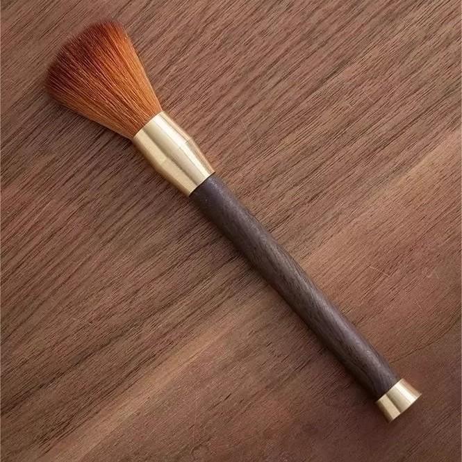 Tea Cleaning Brush Natural Soft Boar Bristle Ebony Handle Kung Fu Tea Ceremony Tool For Teapot Tea Tray Tea Room Accessory