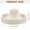1Pc White Ceramic Incense Stick Holder Aromatherapy Stand Modern Tealight Burner Palo Santo Wood Meditation nament Home