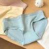 5Pcs Cotton Crotch Solid Color Panties Mid Waist Underwear for Women Seamless Briefs  Girl