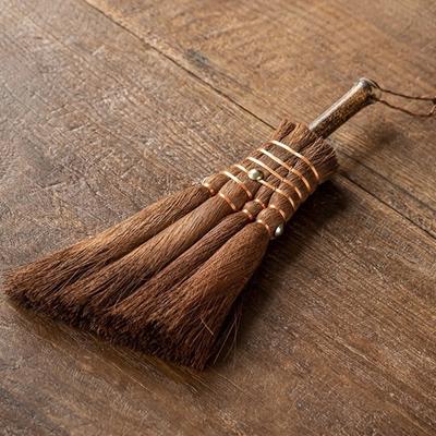 Natural Asian Whisk Broom Palm Small Tea Cleaning Brush Handheld Oil-free Scrub Brush Desktop