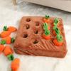 Professional Cat Dog Puzzle Toy Durable Dogs Pets Plush Carrot Chew Toys Snuffle Mat Dog Puzzle Feeder Toy Puppy Sniff Food Toys Eating Sport