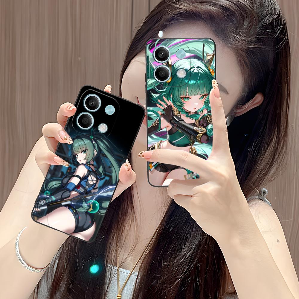 Zenless Zone Zero QingYi Phone Case for POCO F7 F6 F5 F4 F3 F2 Pro GT C75 C71 C65 C61 C40 Pro Ultra Colorful Printing Cover