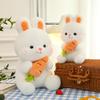 Grab Doll Machine Doll Rabbit Plush Toy Cute Carrot Little White Rabbit Doll Girl Sleeping Pillow Gift