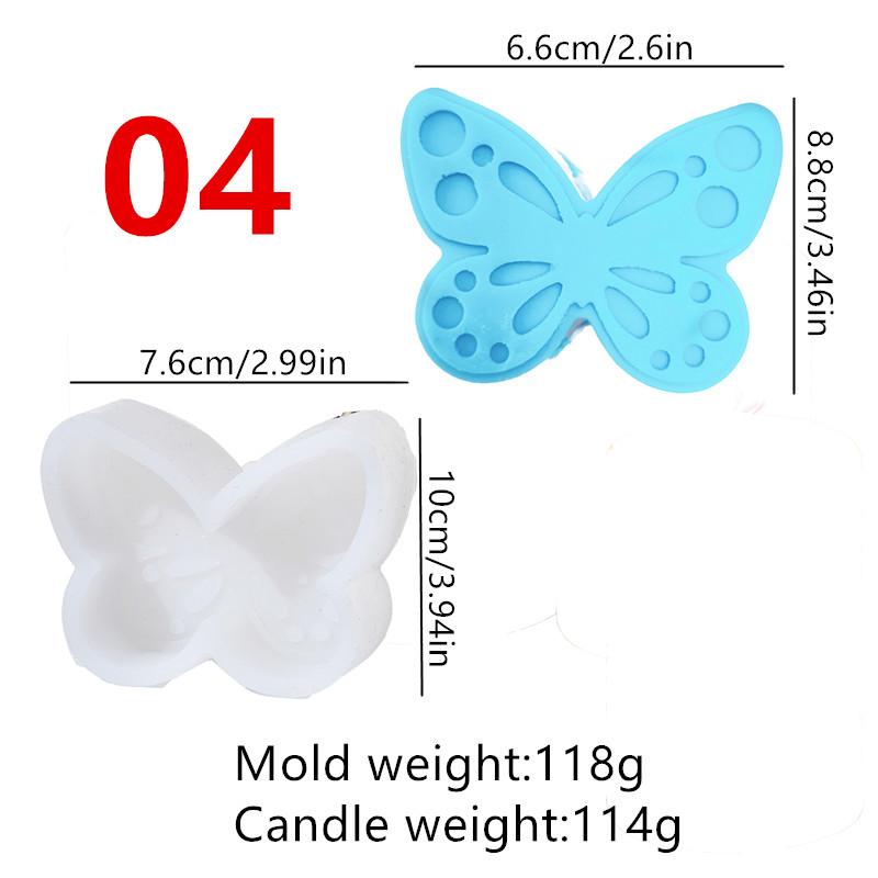 Butterfly Candle Silicone Mold DIY 3D Insect Craft Gift Ornament Silicone Mould Resin Candle Mold And Home Decoration