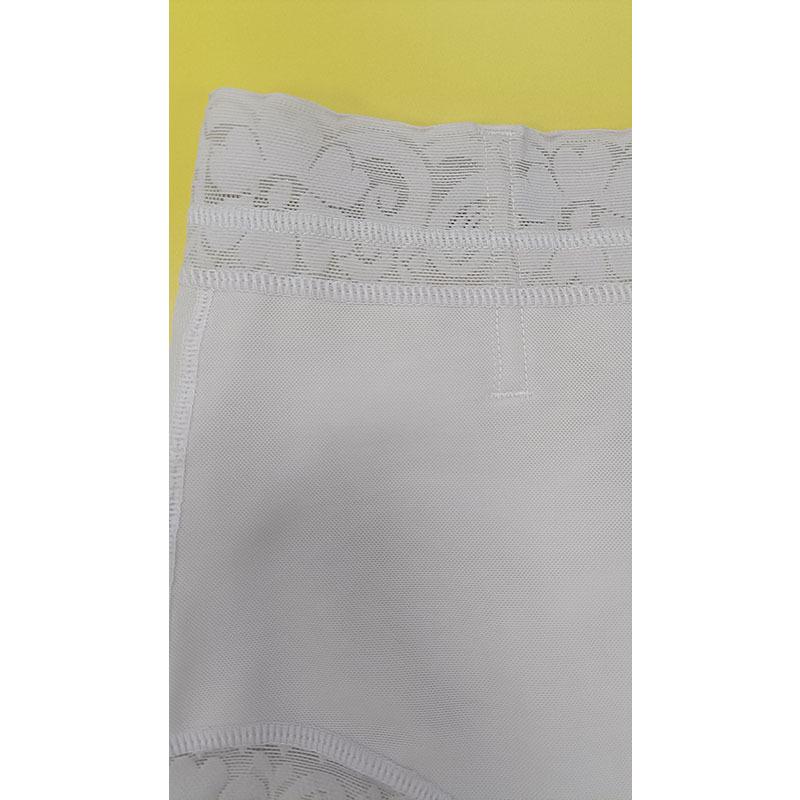 Übergröße Spitze Mid-Waist Bauchkontrolle Formende Slips für Damen