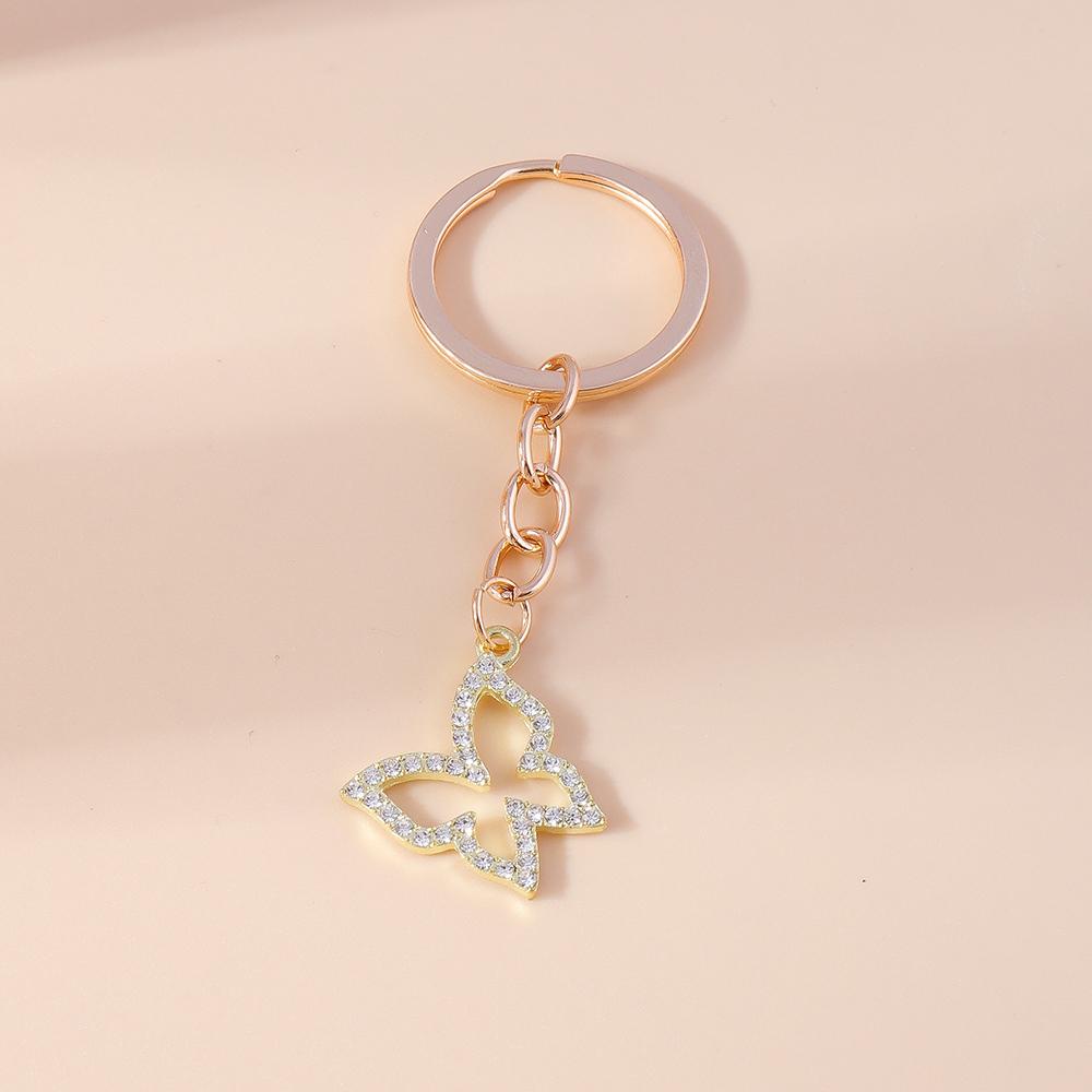 

Romantic Moon Star Keychains Crystal Key Rings Gift for Women Men Car Key Handbag Pendants Jewelry Making Accessorie