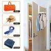 2Pcs Foldable Over Door Rack Space Saving Storage Stand for Clothing and Accessories Household Clothing Hanger