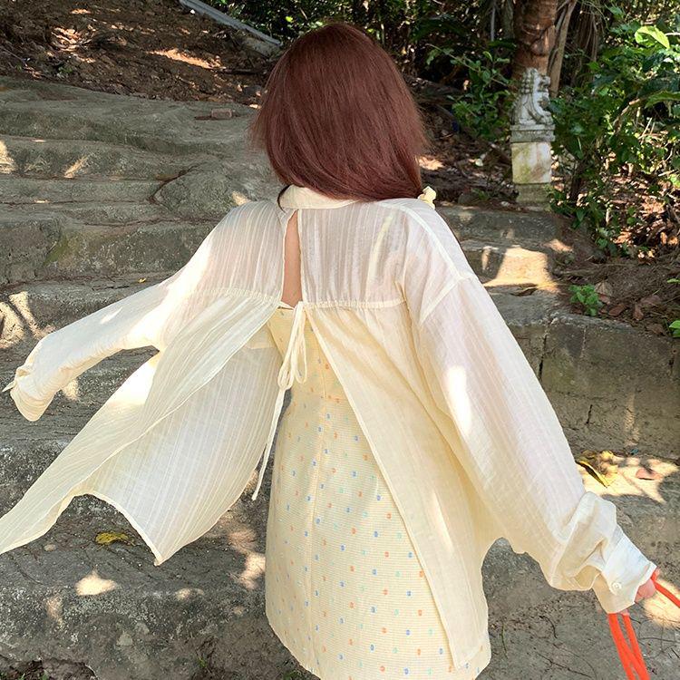 Цветочное платье-камзол и кардиган большого размера в стиле Мори для женщин L (50-60 kg)