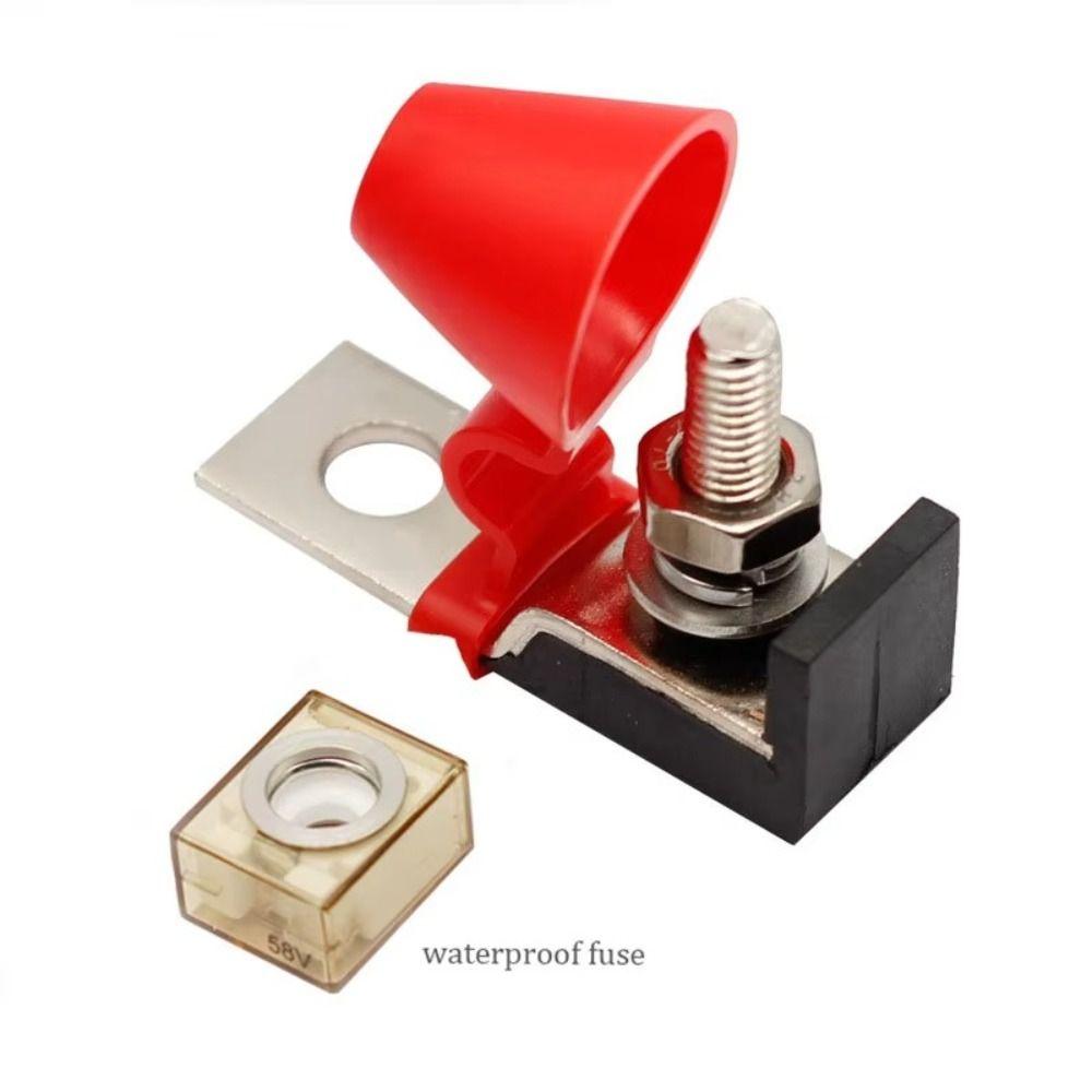 30A-300A Bolt-On Fuse Block Flame Retardant Base Automotive Main Fuse Holder Fuse Holder