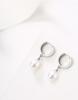 S925 Sterling Silver Pearl Stud Earrings - High-End French Dangle Earrings for Women, Perfect Christmas Gift for Girlfriends