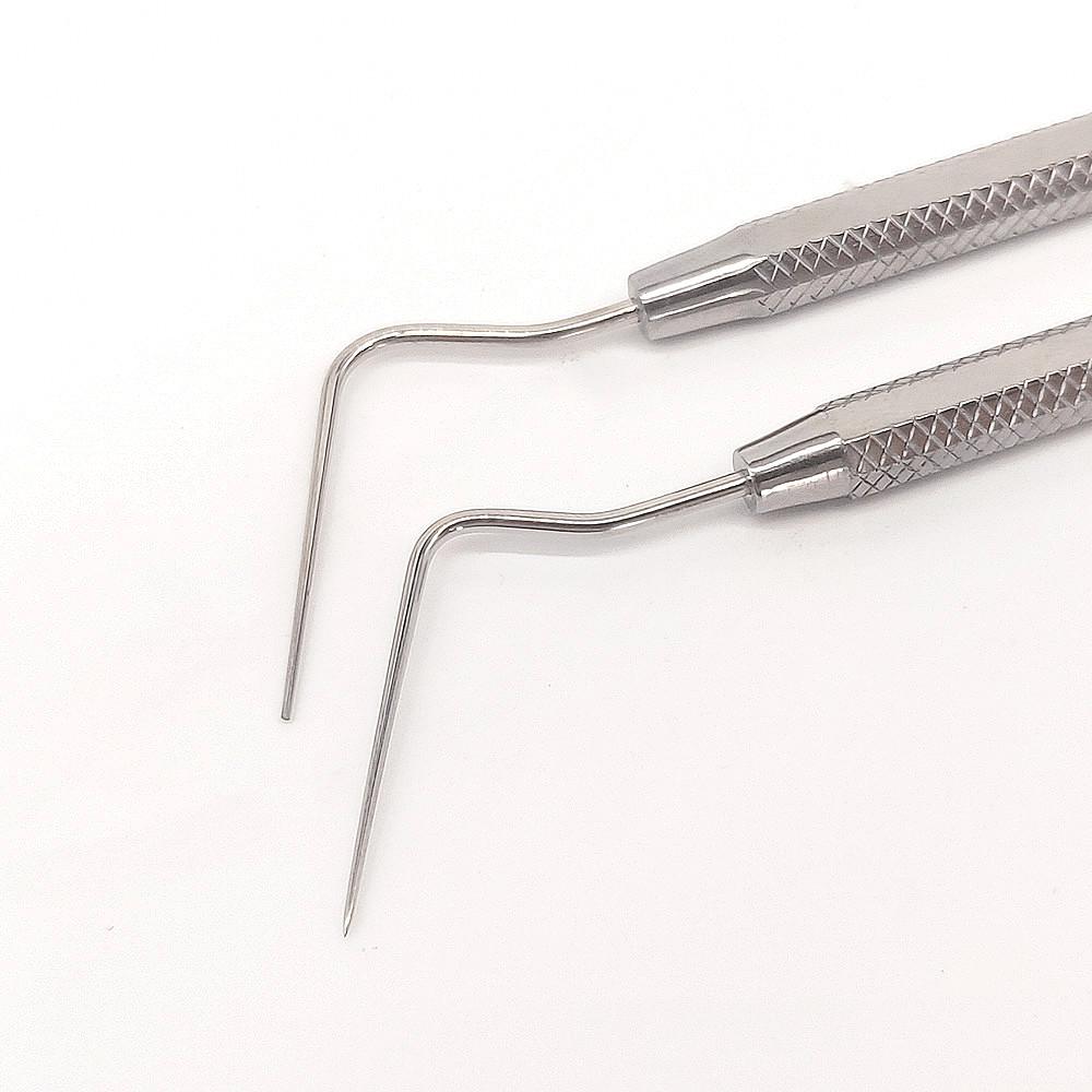 Dental Stainless Steel Endodontic Probe Explorer Flat/Tapered Plugger Instrument Tool Oral Care Teeth Whitening Dentist Tools