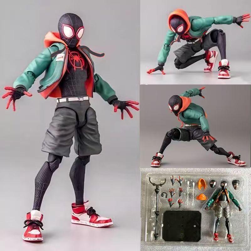 Figures Spiderman Action Toy Across The Spiderverse Miles Kids Xmas Gift