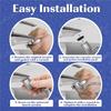 1181° Rotary Kitchen Faucet Spray Head Filter Washbasin Splash Proof Adapter Multifunctional Kitchen Sink Faucet Aerator