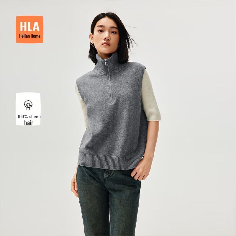 

Женский вязаный жилет из чистой шерсти HLA M