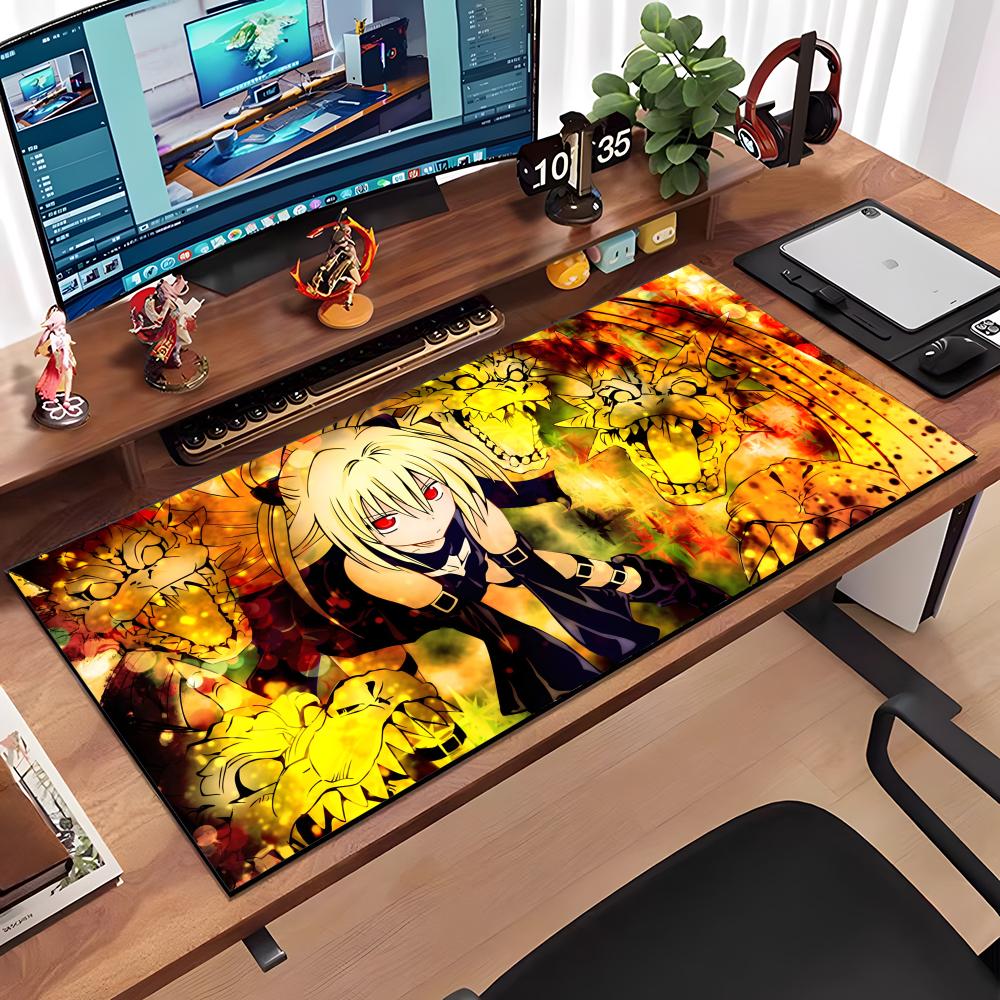 To Love-Ru Mouse Pad Large Anti-Slip Rubber Gaming MousePad Durable Desk Pad Thick Seam Edge Suitable For Office And Gaming