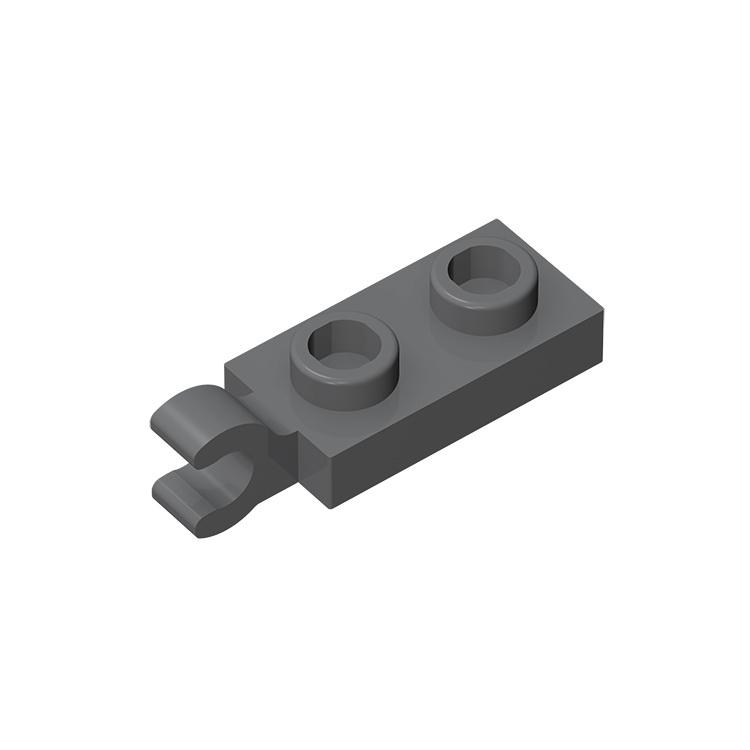 Rainbow Pig MOC Particles 63868 42923 Plate Special 1 X 2 with Clip Horizontal On End Building Blocks DIY Compatible Tech Toy