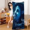 A-Avatar 2 Film Mikrofaser Bedrucktes Strandtuch Bergsteigen Yoga Strand Schwimmen Laufen Saugfähiges Weiches Handtuch