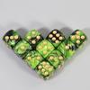 16mm Rounded Corner Dice 10pcs Mixing Colors Game Dice for Table Game Math Teching