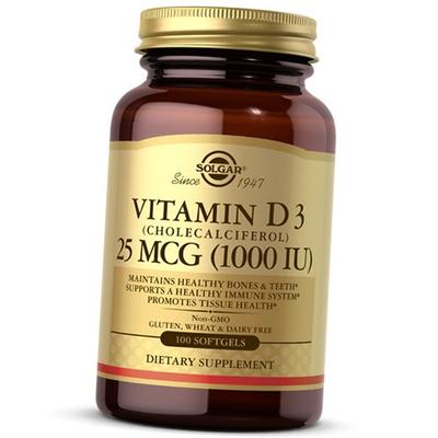 Vitamin D, Cholecalciferol, Vitamin D3 1000, 100gelcaps (36313072)