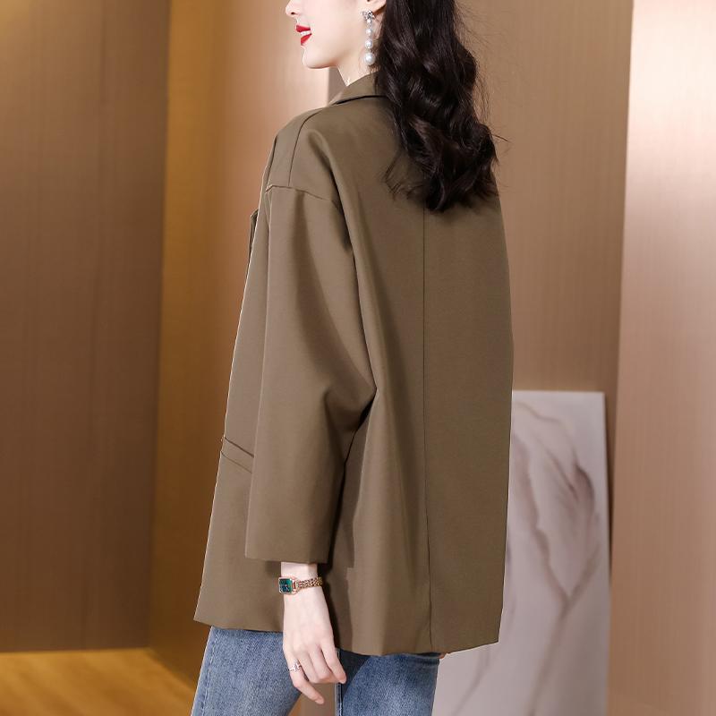 Female Spring and Fall Short Section British Style Design Sense of Niche Casual Net  Suit Plus Size