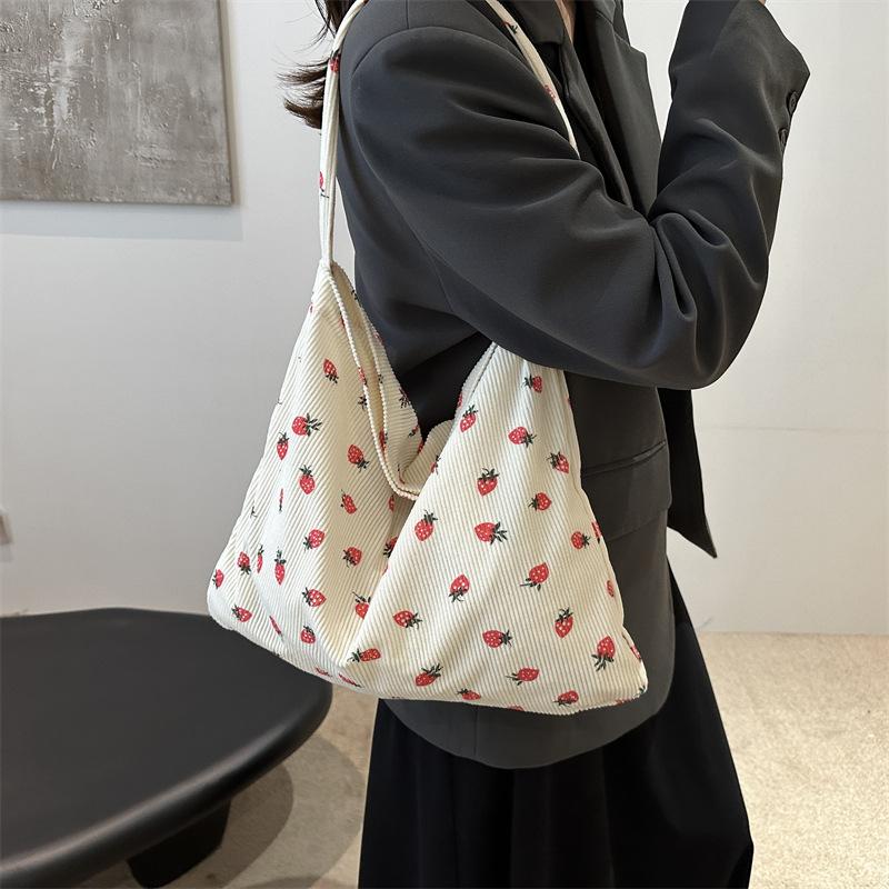 New Girl Bag New Trendy Versatile Underarm Bag Small Fresh and Cute College Student Class Tote Bag