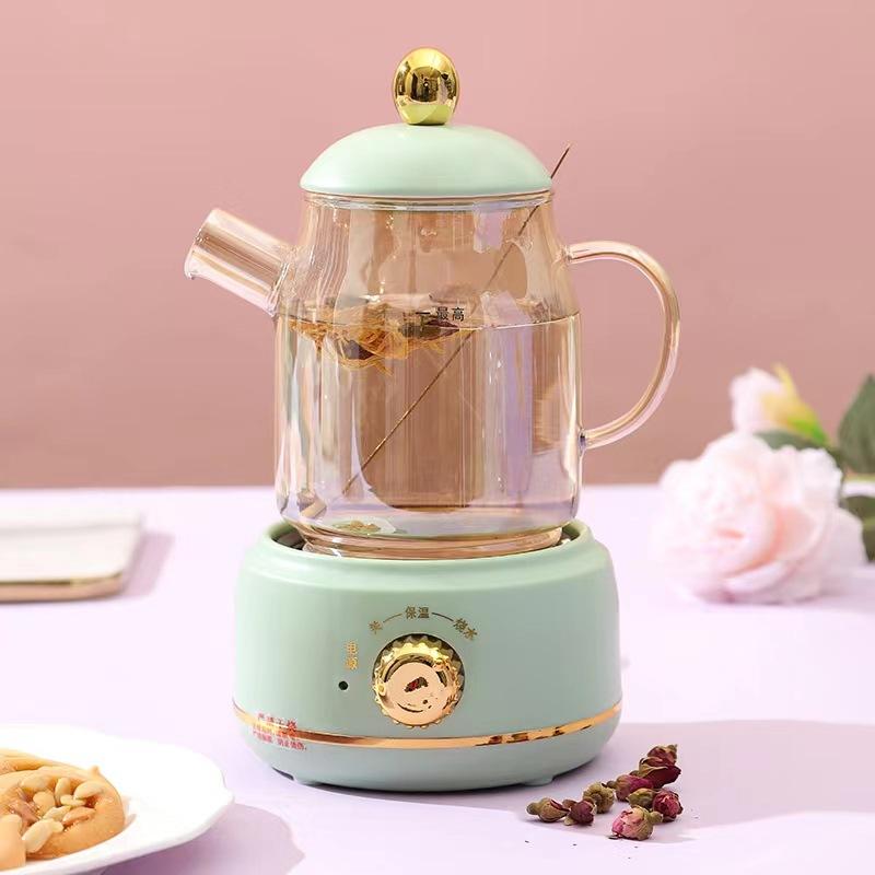 0.4-0.6L Health Pot, Office Small Tea Maker, Household Mini Health Cup, Tea Stove, Flower Boiling Tea Pot 220V