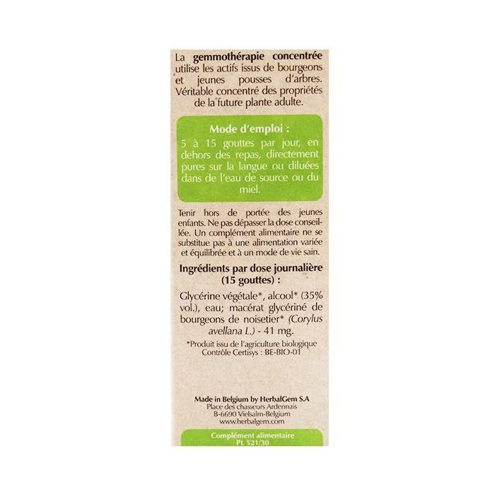 Herbalgem noisetier bio 30ml