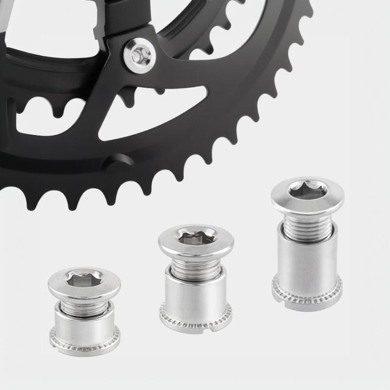 5Pcs Bolts Chainring Screws Bicycle Bike Part Tool Repair Road Bike Silver Single/Double/Triple Carbon Steel